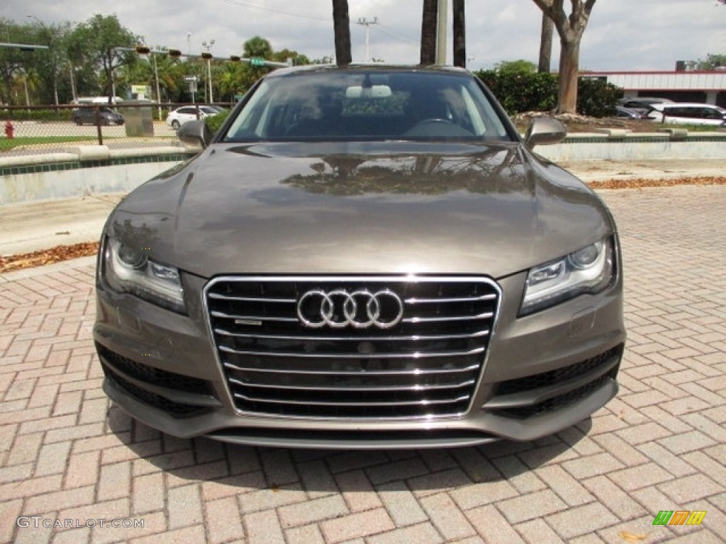 2012 A7 3.0T quattro Prestige - Dakota Grey Metallic / Black photo #17