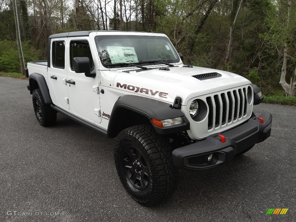 Bright White 2022 Jeep Gladiator Mojave 4x4 Exterior Photo #144043615