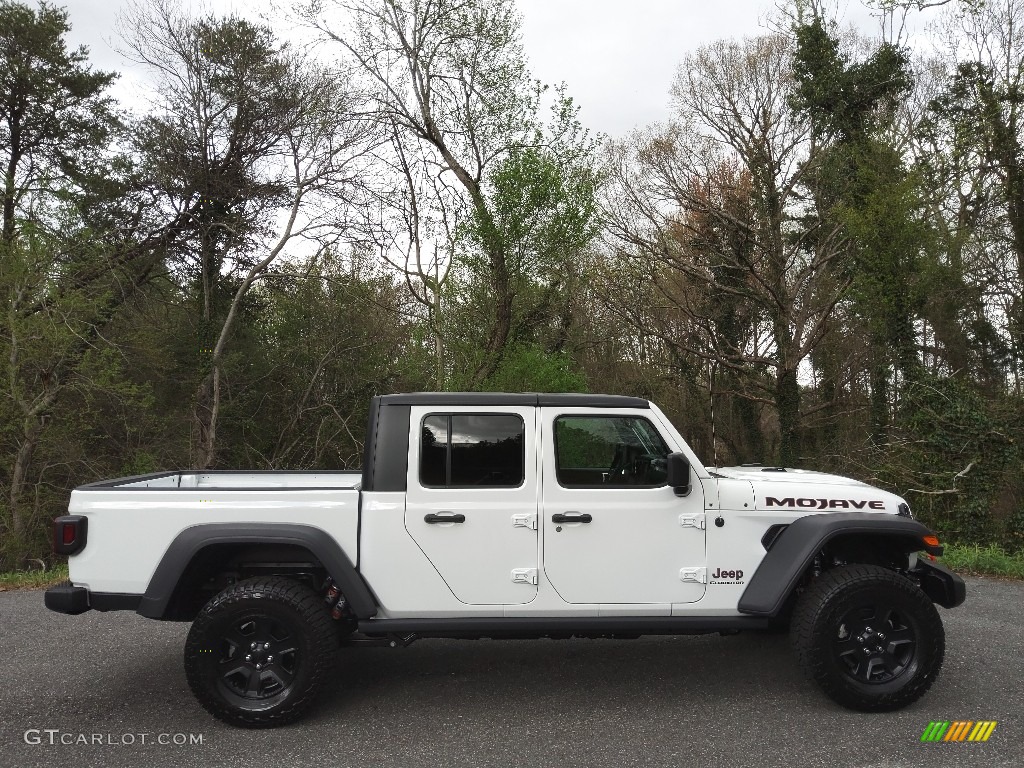 Bright White 2022 Jeep Gladiator Mojave 4x4 Exterior Photo #144043666