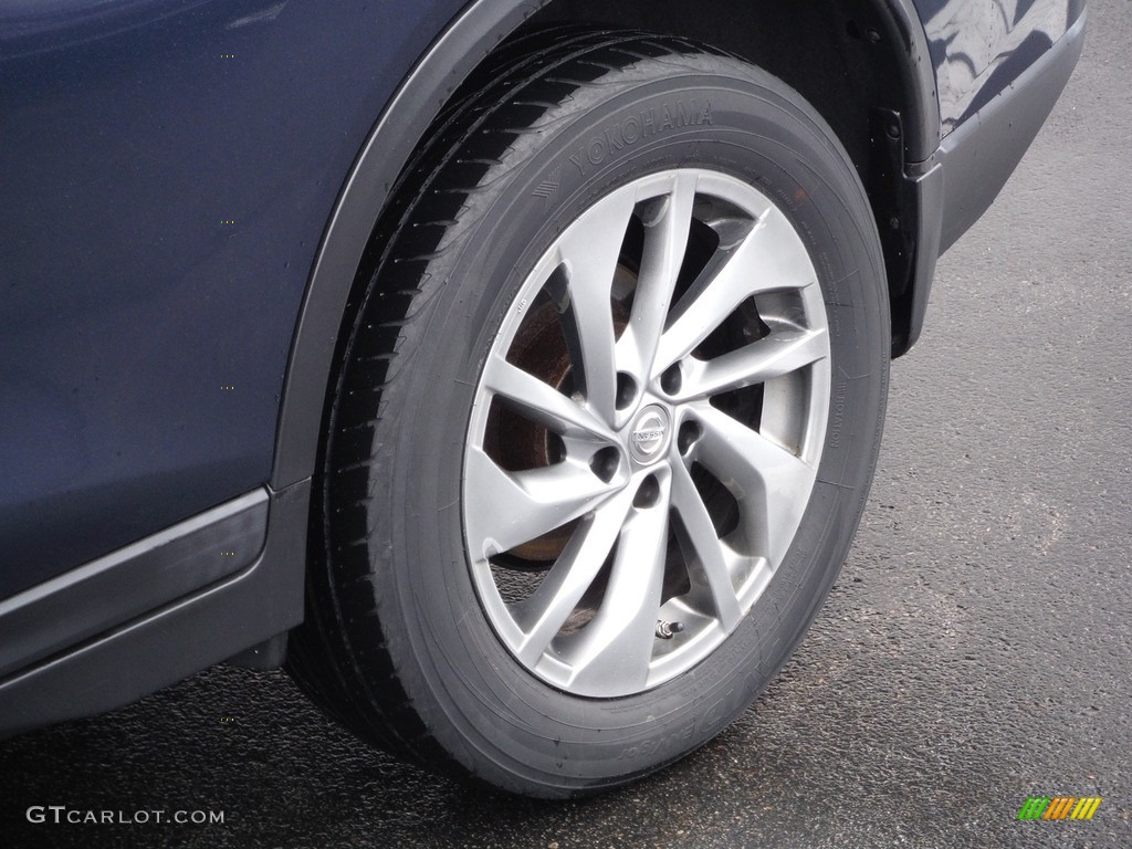 2015 Rogue SL AWD - Arctic Blue Metallic / Charcoal photo #3