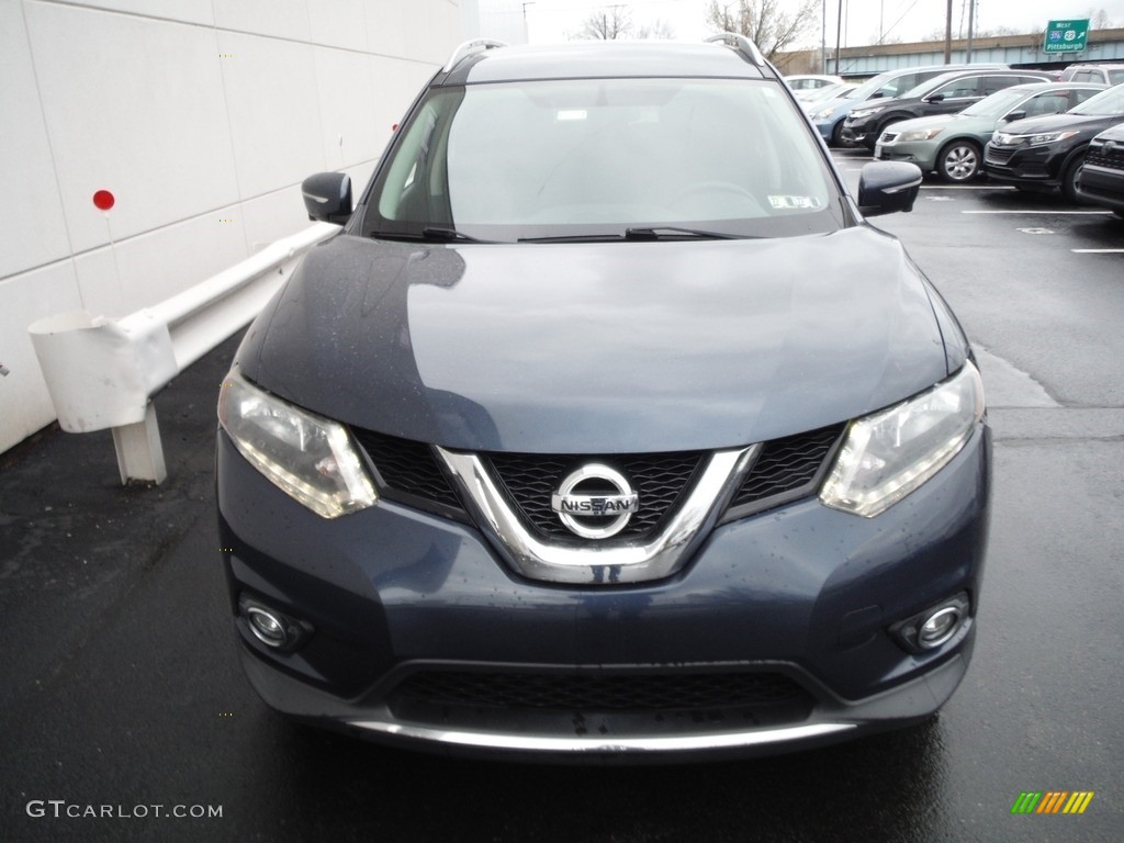 2015 Rogue SL AWD - Arctic Blue Metallic / Charcoal photo #4