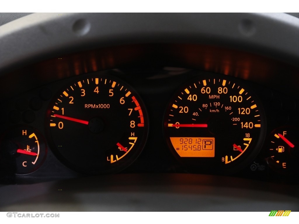 2016 Nissan Frontier SV Crew Cab Gauges Photo #144043768