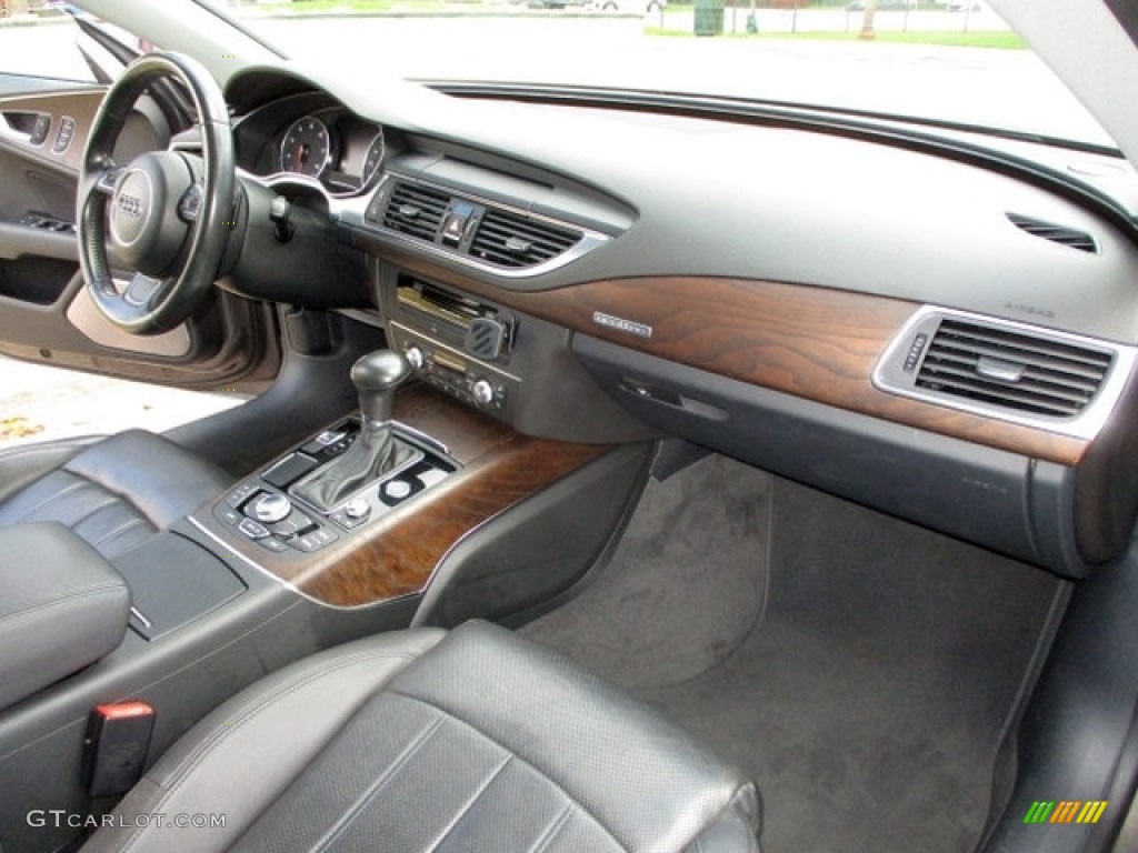 Black Interior 2012 Audi A7 3.0T quattro Prestige Photo #144043771