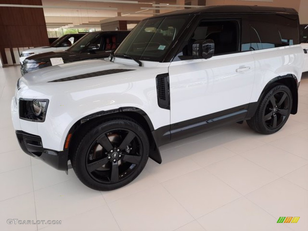 Yulong White Metallic 2023 Land Rover Defender 90 V8 Exterior Photo #144043792