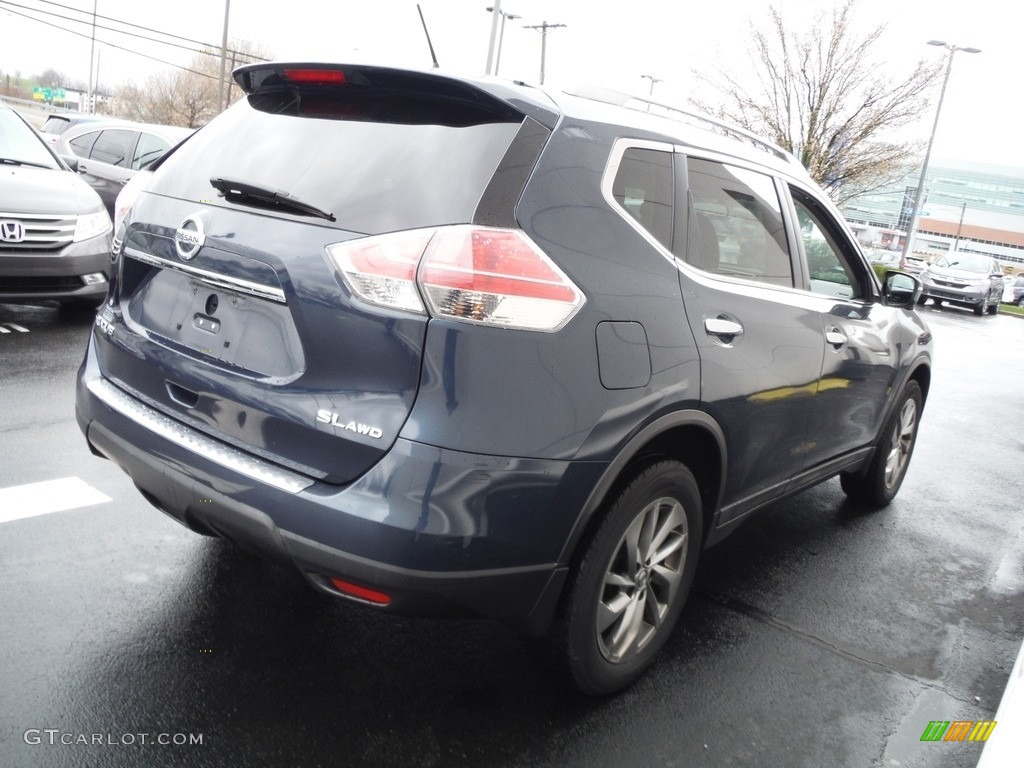 2015 Rogue SL AWD - Arctic Blue Metallic / Charcoal photo #6