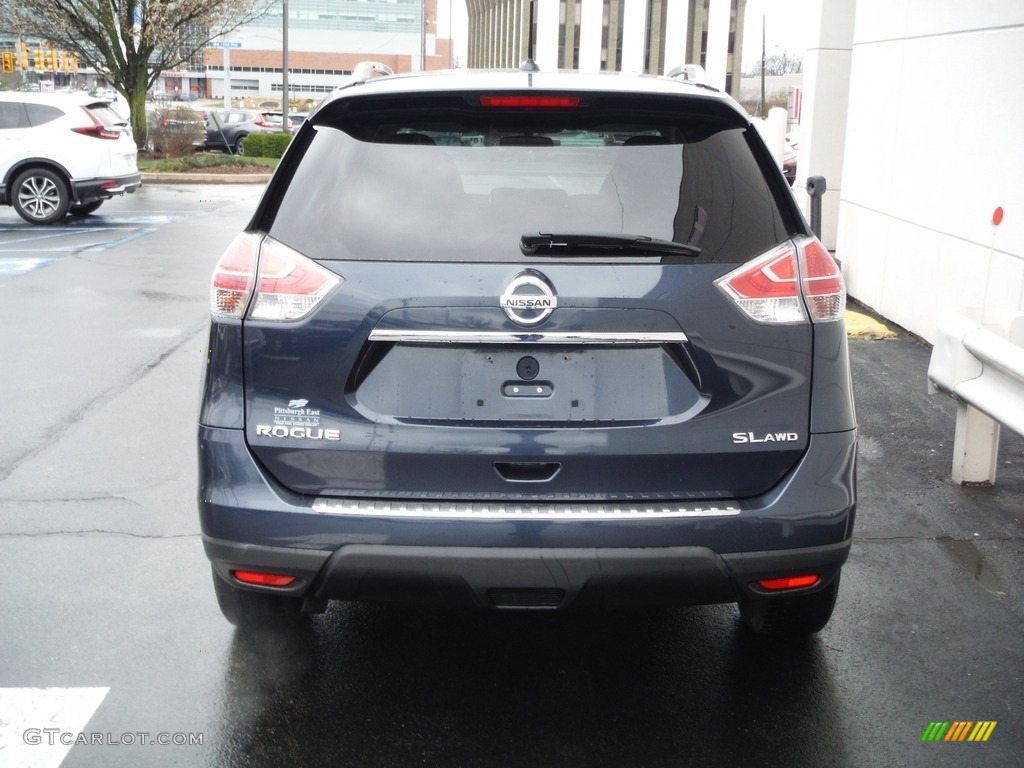 2015 Rogue SL AWD - Arctic Blue Metallic / Charcoal photo #7