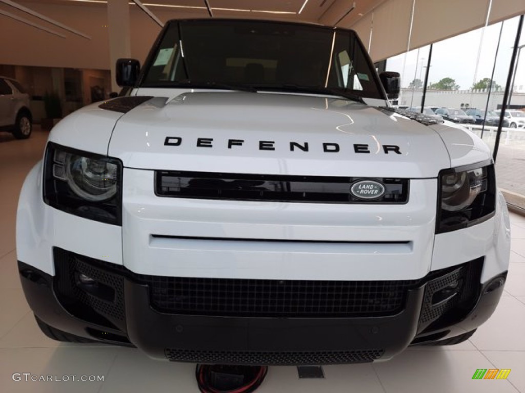 Yulong White Metallic 2023 Land Rover Defender 90 V8 Exterior Photo #144043915