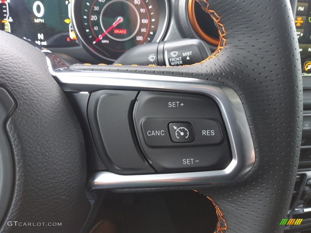 2022 Jeep Gladiator Mojave 4x4 Black Steering Wheel Photo #144044115