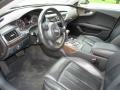2012 Audi A7 Black Interior Front Seat Photo