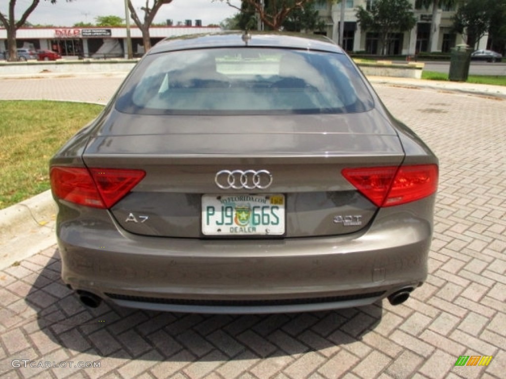 2012 A7 3.0T quattro Prestige - Dakota Grey Metallic / Black photo #61