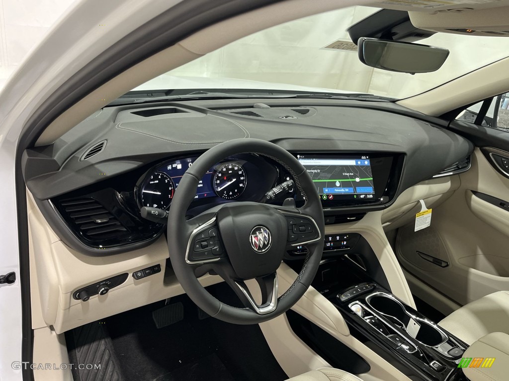 2022 Buick Envision Avenir AWD Whisper Beige w/Ebony Accents Dashboard Photo #144044341