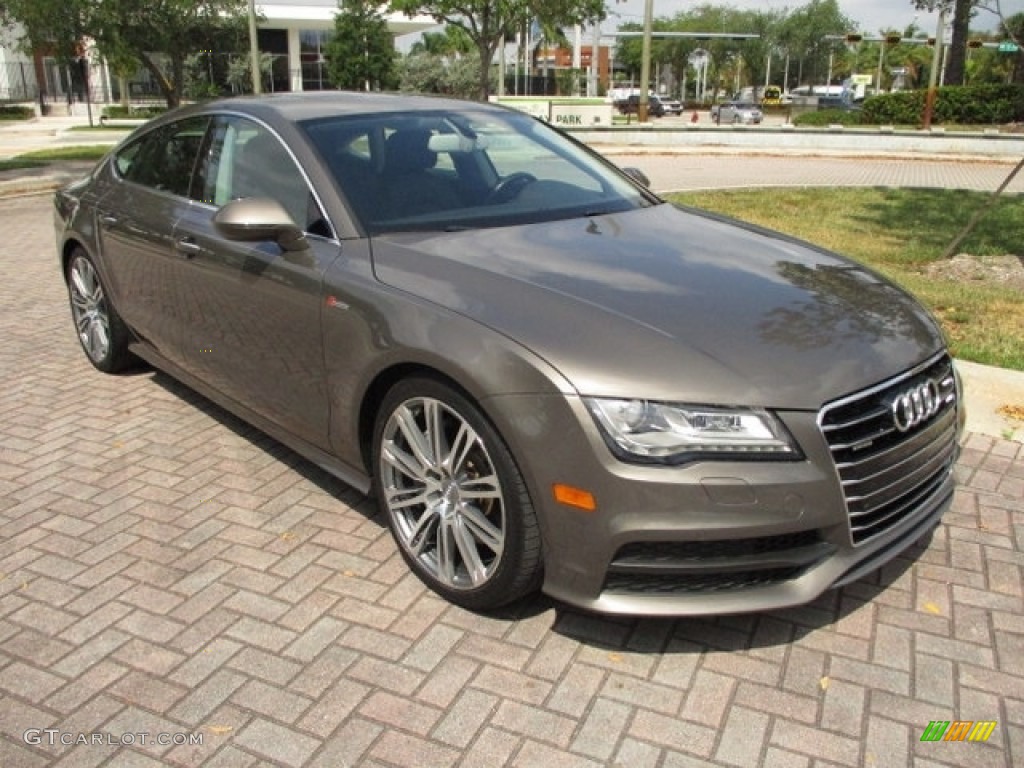 Dakota Grey Metallic 2012 Audi A7 3.0T quattro Prestige Exterior Photo #144044410