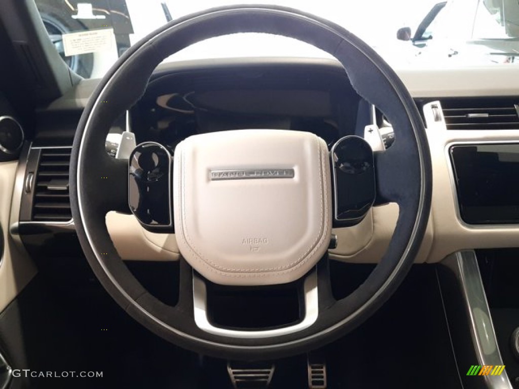 2022 Land Rover Range Rover Sport HST Ivory/Ebony Steering Wheel Photo #144044500