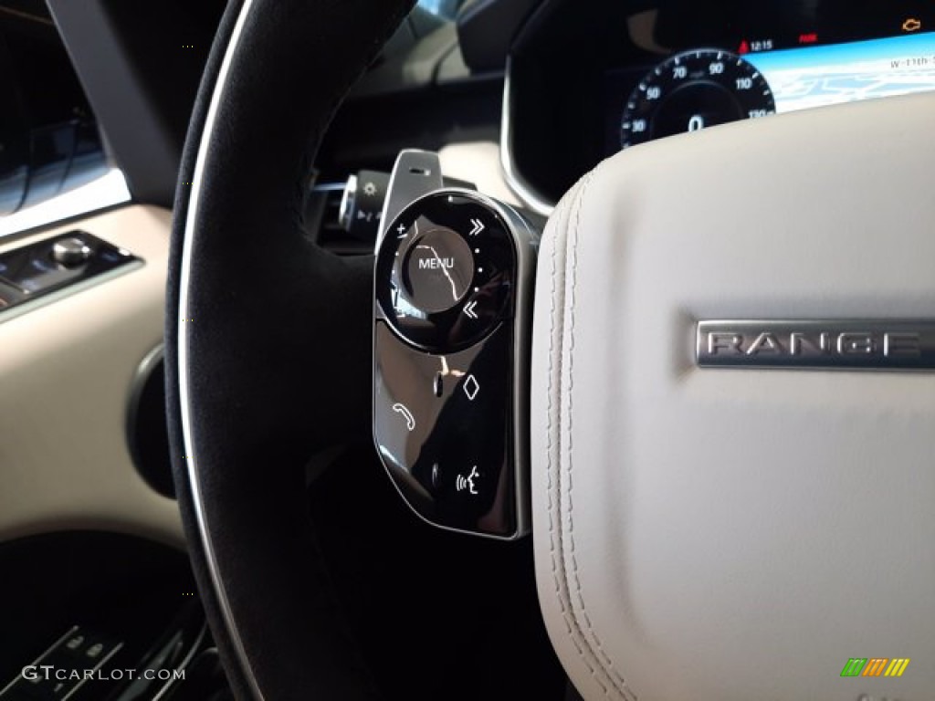 2022 Land Rover Range Rover Sport HST Ivory/Ebony Steering Wheel Photo #144044512