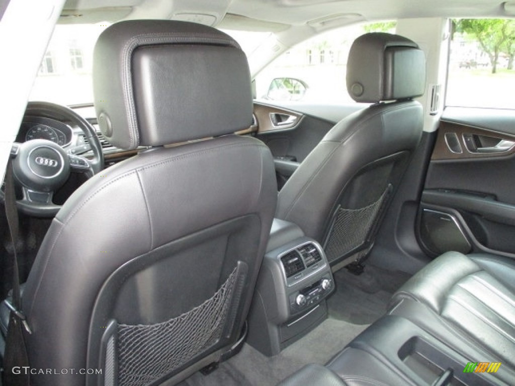 2012 Audi A7 3.0T quattro Prestige Rear Seat Photo #144044809