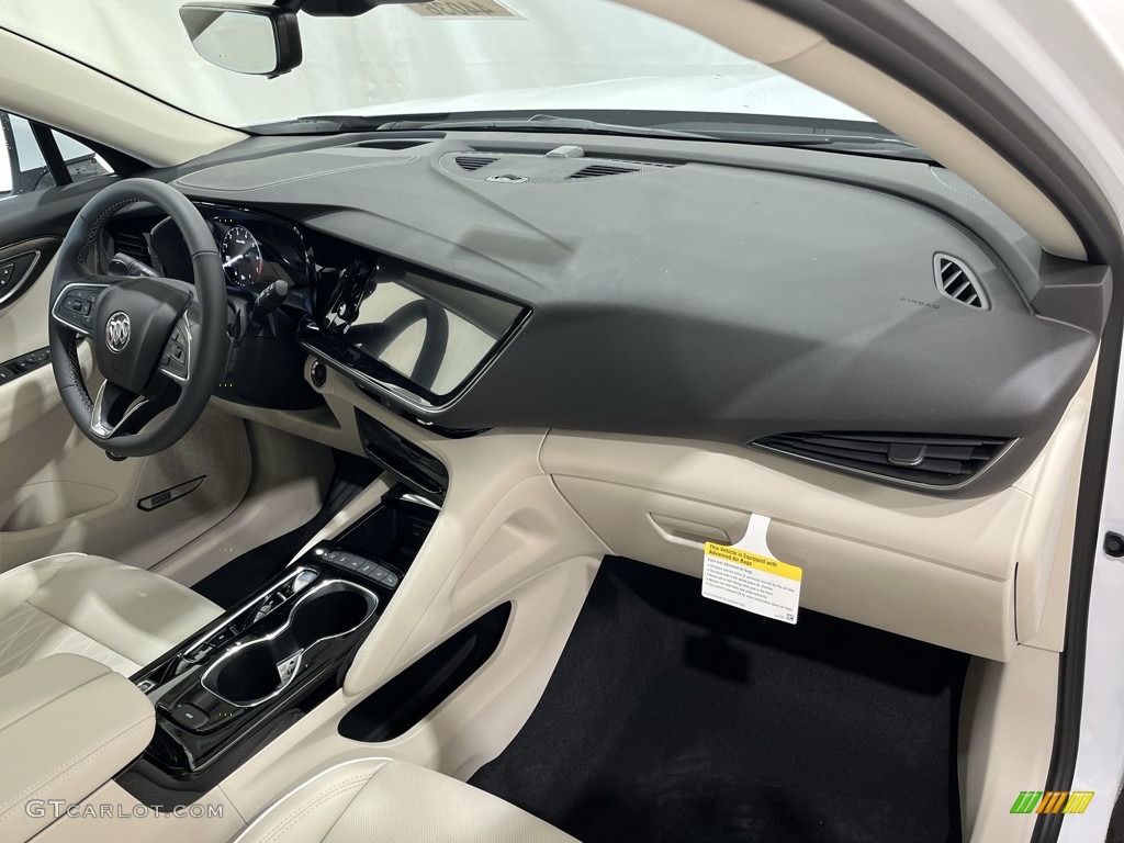 2022 Buick Envision Avenir AWD Whisper Beige w/Ebony Accents Dashboard Photo #144044870