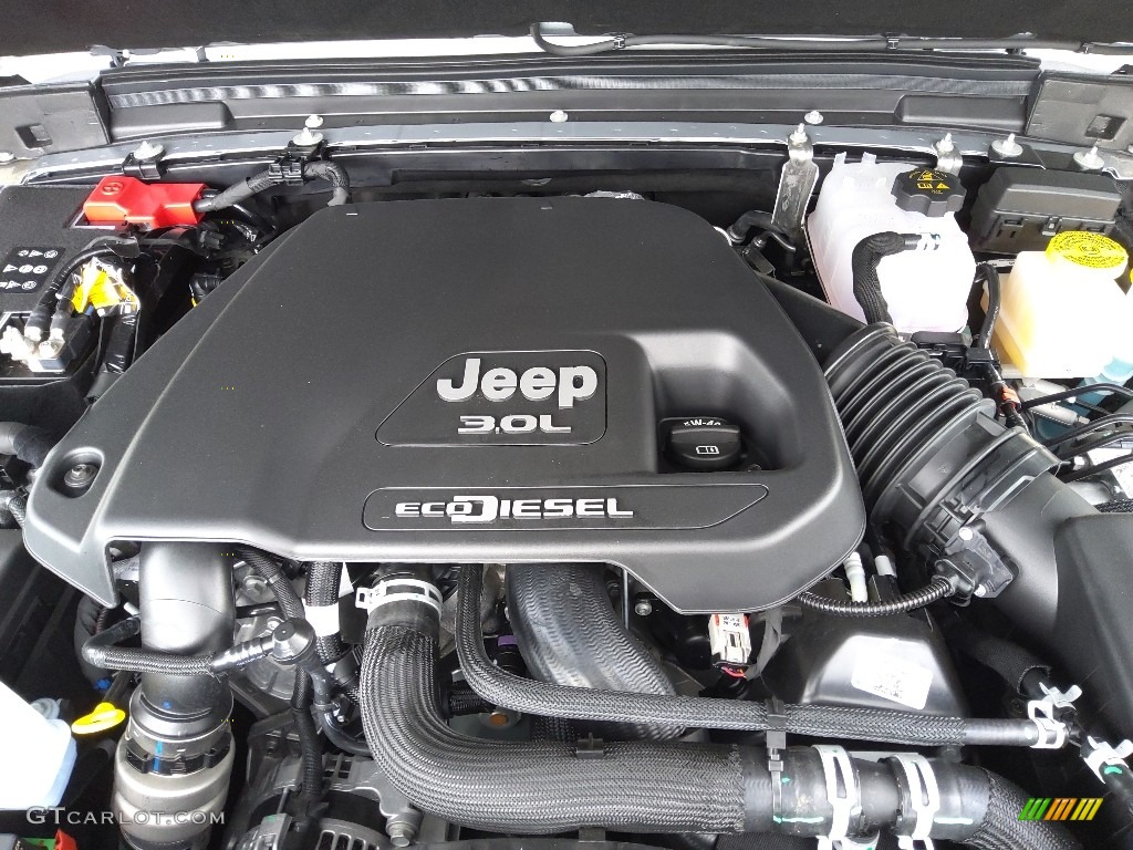 2022 Jeep Gladiator Overland 4x4 3.0 Liter DOHC 24-Valve VVT Turbo-Diesel V6 Engine Photo #144045550