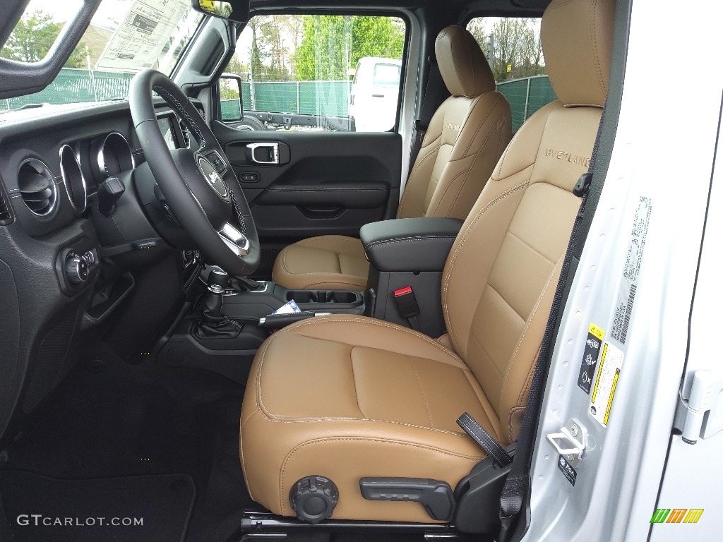 Black/Dark Saddle Interior 2022 Jeep Gladiator Overland 4x4 Photo #144045592