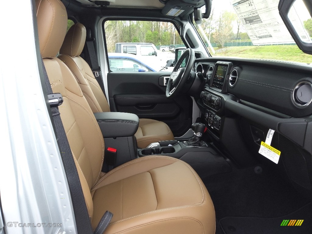 Black/Dark Saddle Interior 2022 Jeep Gladiator Overland 4x4 Photo #144045751