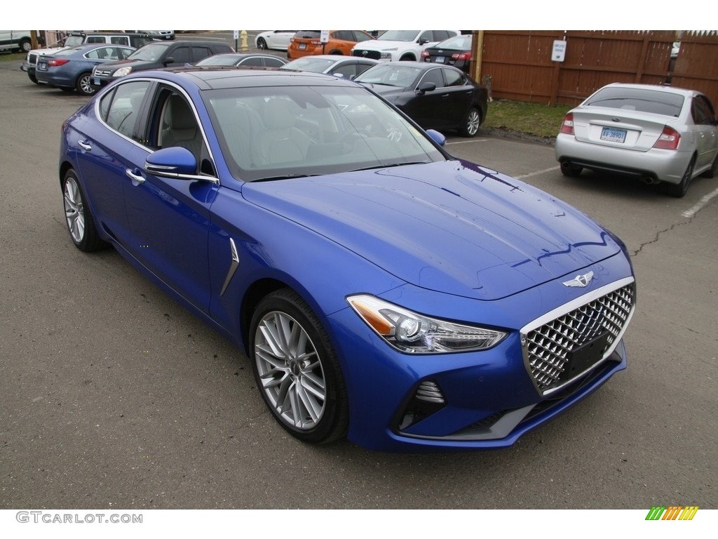 Mallorca Blue 2020 Hyundai Genesis G70 AWD Exterior Photo #144046351
