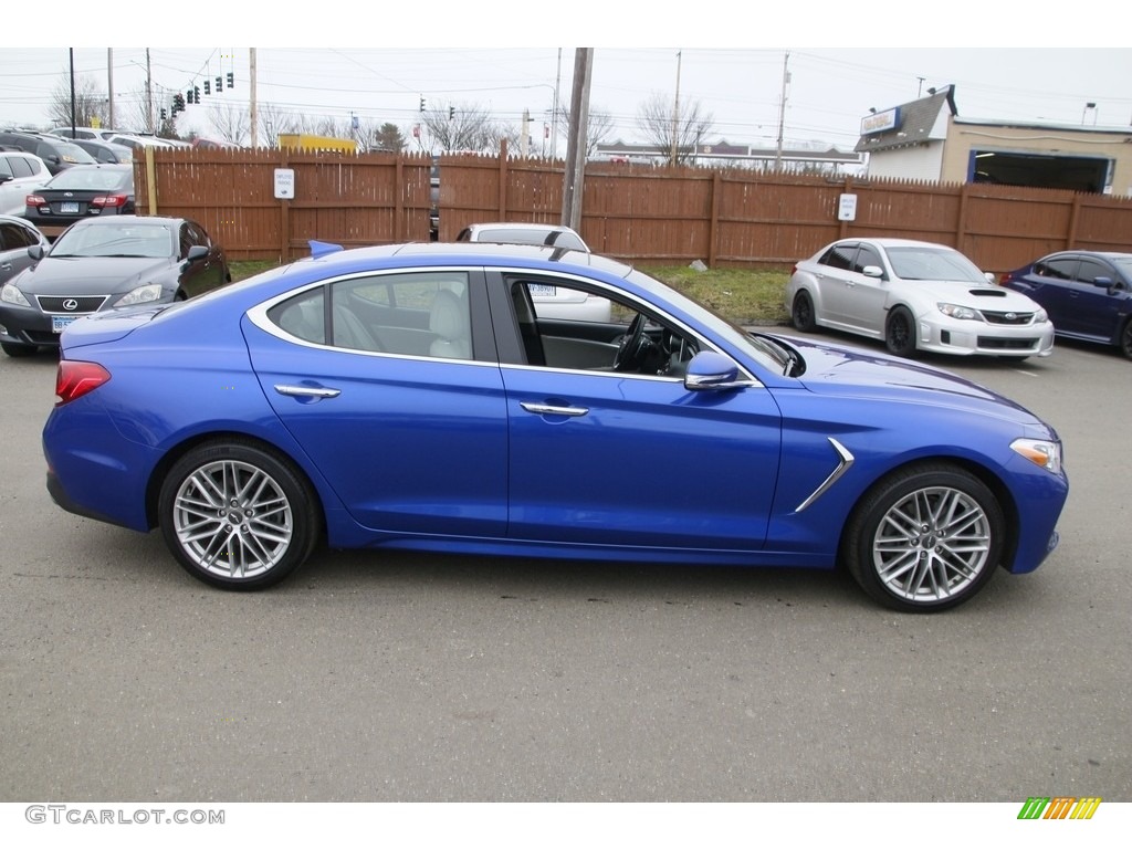 2020 Genesis G70 AWD - Mallorca Blue / Black/Gray photo #4