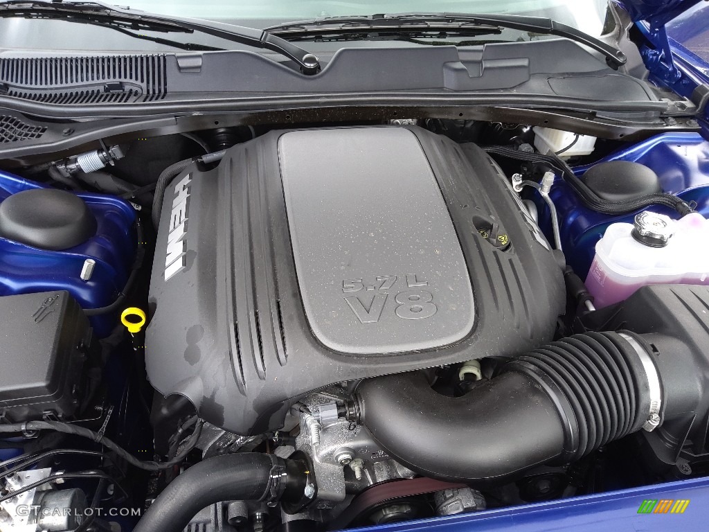 2022 Dodge Challenger R/T 5.7 Liter HEMI OHV 16-Valve VVT V8 Engine Photo #144046486