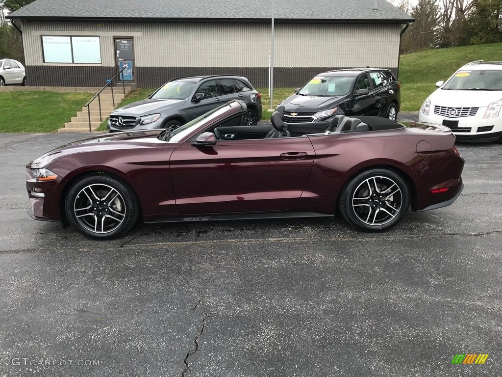 2018 Mustang EcoBoost Premium Convertible - Royal Crimson / Ebony photo #1