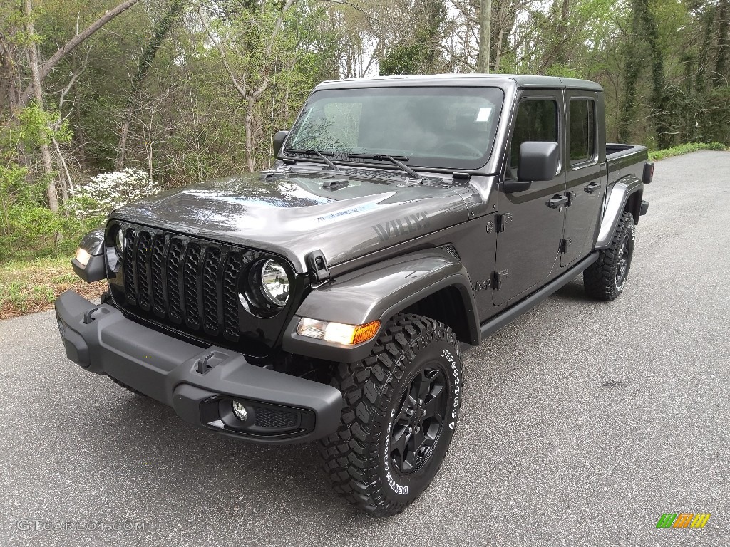 2022 Gladiator Willys 4x4 - Granite Crystal Metallic / Black photo #2