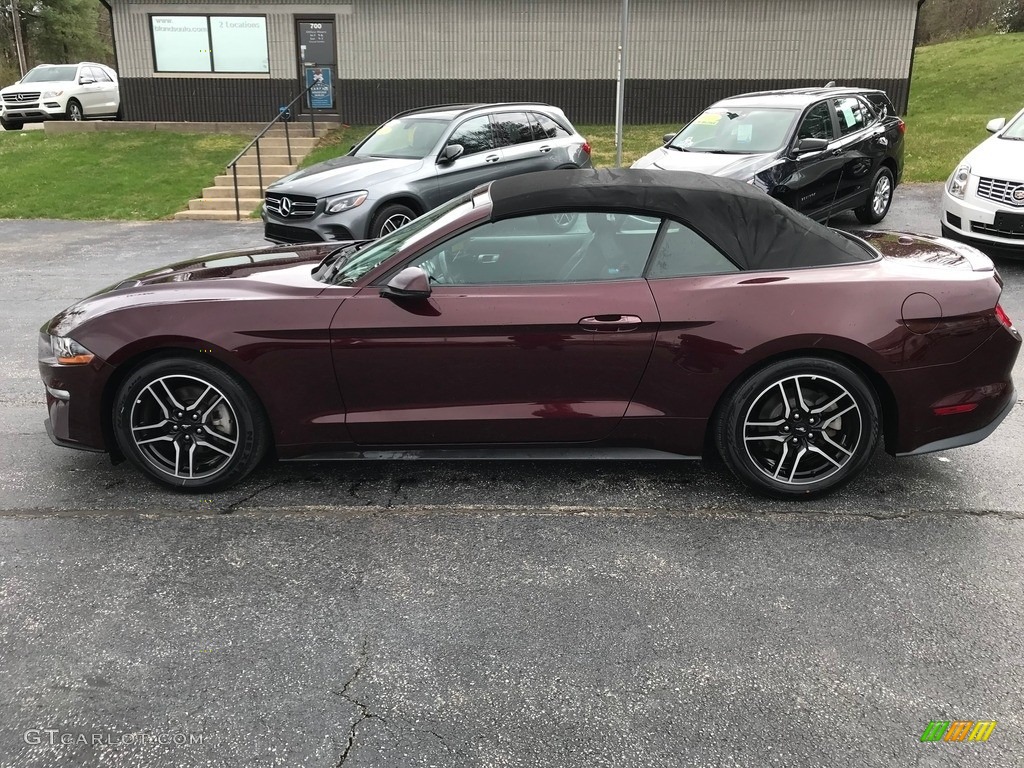 Royal Crimson 2018 Ford Mustang EcoBoost Premium Convertible Exterior Photo #144047158