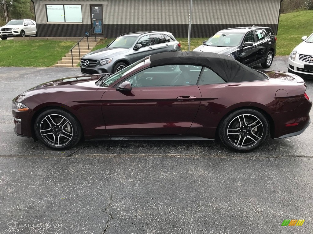 2018 Mustang EcoBoost Premium Convertible - Royal Crimson / Ebony photo #23