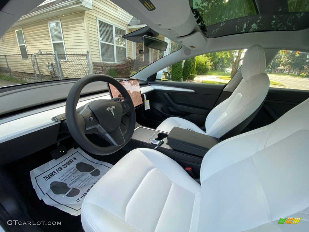 2021 Tesla Model 3 Standard Range Plus Front Seat Photo #144047890