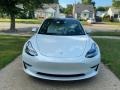 Pearl White Multi-Coat 2021 Tesla Model 3 Standard Range Plus Exterior
