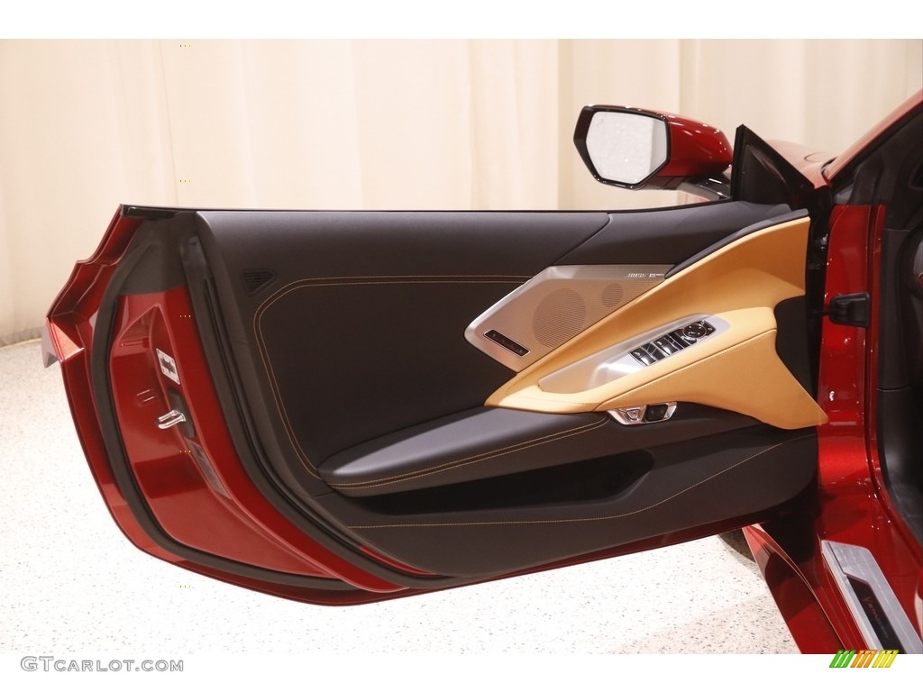 2022 Chevrolet Corvette Stingray Convertible Natural Door Panel Photo #144049834