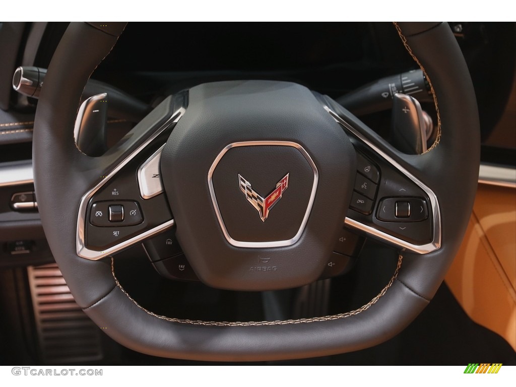 2022 Chevrolet Corvette Stingray Convertible Natural Steering Wheel Photo #144049876
