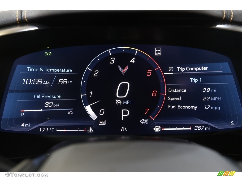 2022 Chevrolet Corvette Stingray Convertible Gauges Photo #144049880
