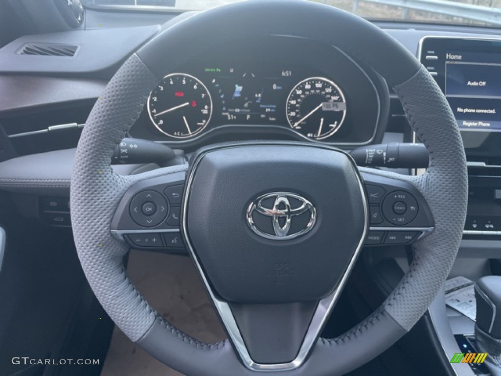 2022 Toyota Avalon Limited Graphite Steering Wheel Photo #144050326