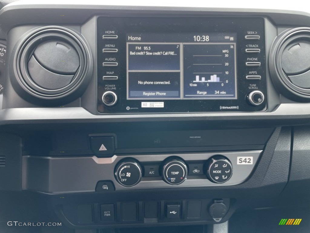 2022 Tacoma SR Double Cab - Barcelona Red Metallic / Cement Gray photo #11