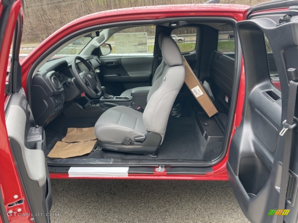 Cement Gray Interior 2022 Toyota Tacoma SR Access Cab 4x4 Photo #144050818
