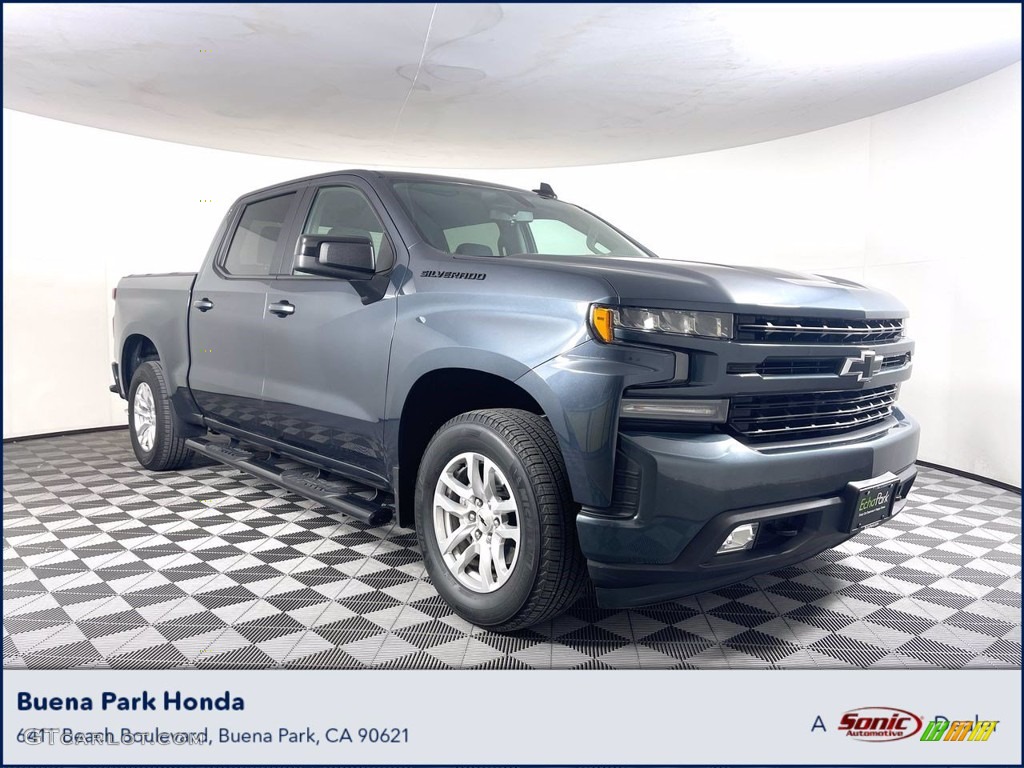 2020 Silverado 1500 RST Crew Cab 4x4 - Shadow Gray Metallic / Jet Black photo #1