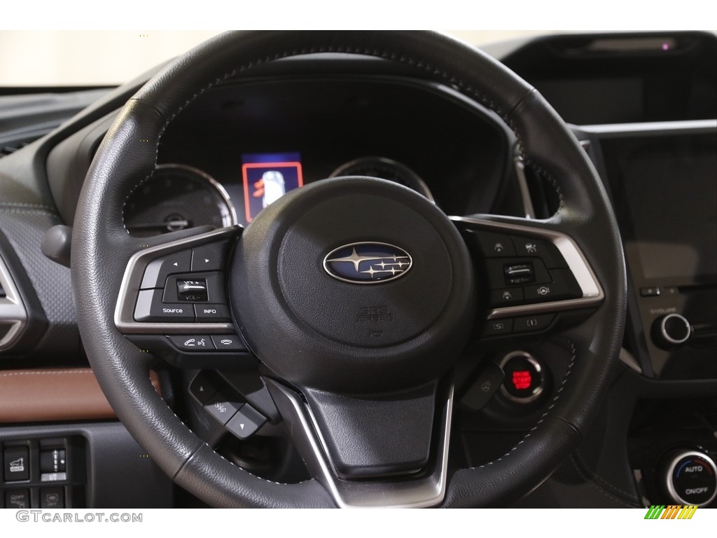 2021 Subaru Forester 2.5i Touring Saddle Brown Steering Wheel Photo #144052016