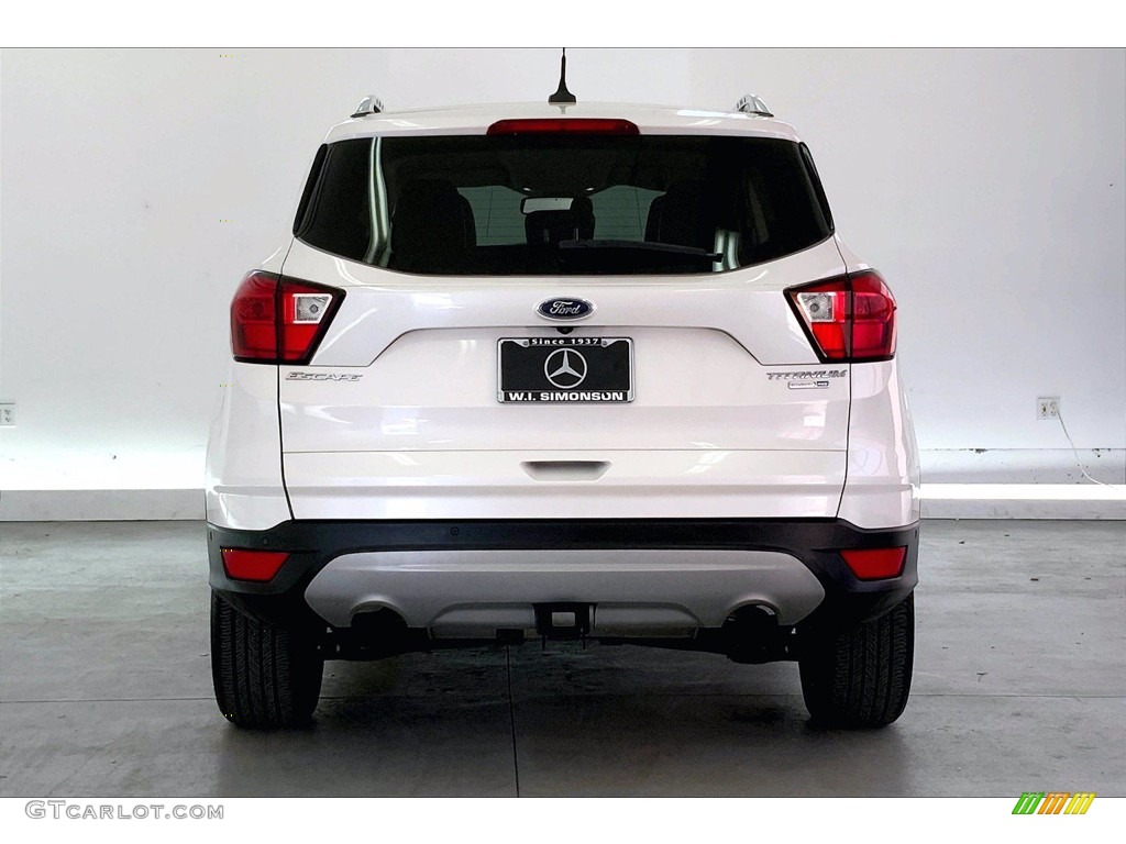 2019 Escape Titanium 4WD - White Platinum / Chromite Gray/Charcoal Black photo #3