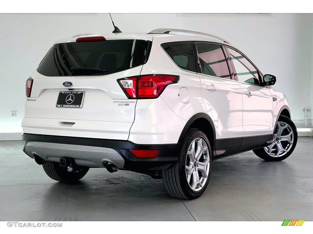2019 Escape Titanium 4WD - White Platinum / Chromite Gray/Charcoal Black photo #13