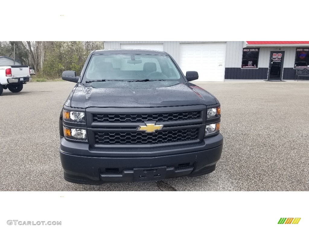 2015 Silverado 1500 WT Regular Cab - Black / Dark Ash/Jet Black photo #3