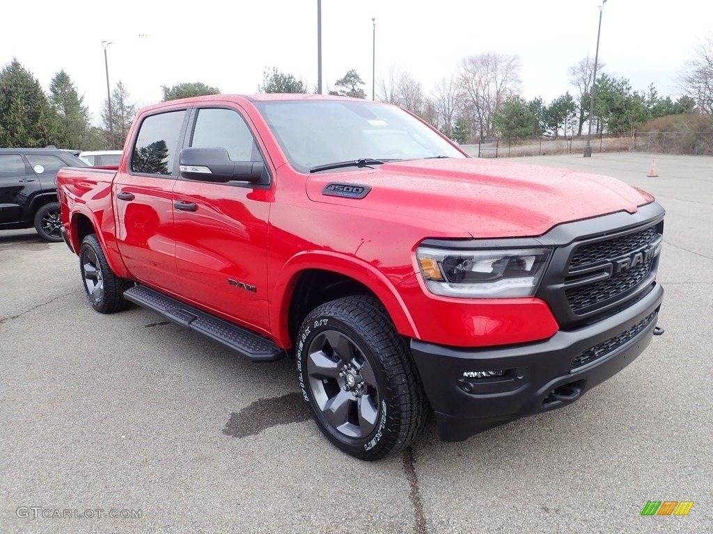 Flame Red 2022 Ram 1500 Big Horn Built-to-Serve Edition Crew Cab 4x4 Exterior Photo #144052502