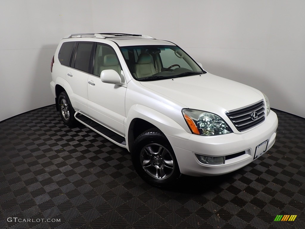 2008 GX 470 - Blizzard White Pearl / Ivory photo #6