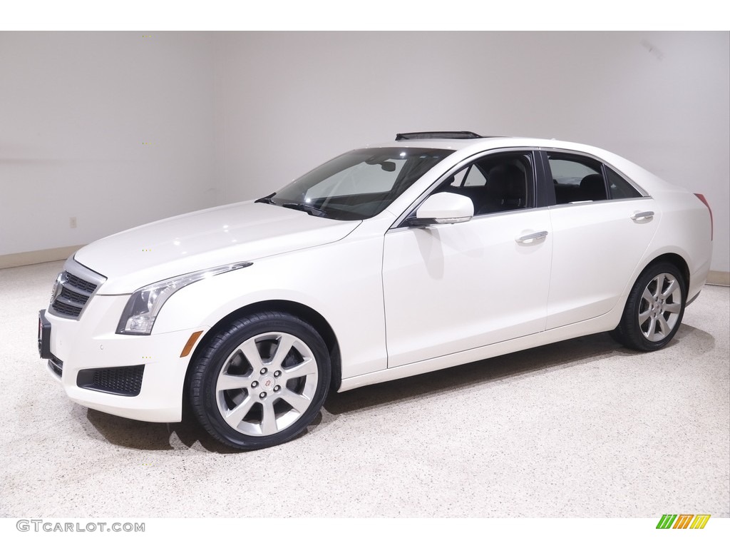 2014 ATS 2.0L Turbo AWD - White Diamond Tricoat / Jet Black/Jet Black photo #3