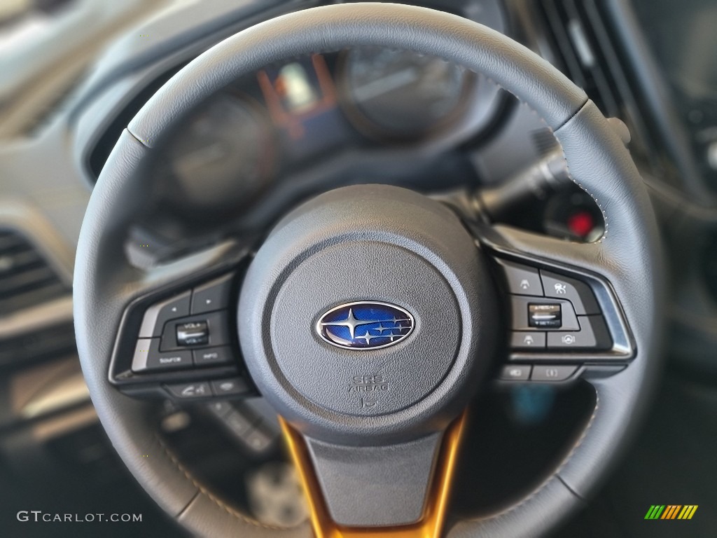 2022 Subaru Forester Wilderness Black Steering Wheel Photo #144054462
