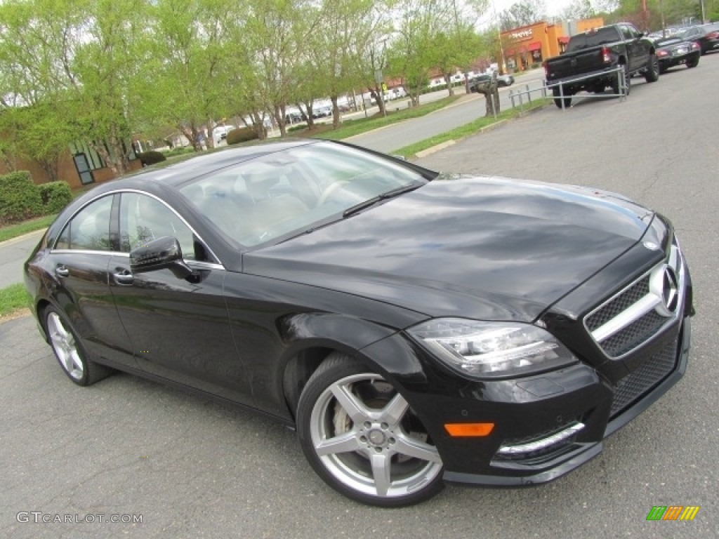 2013 CLS 550 Coupe - Black / Almond/Mocha photo #3