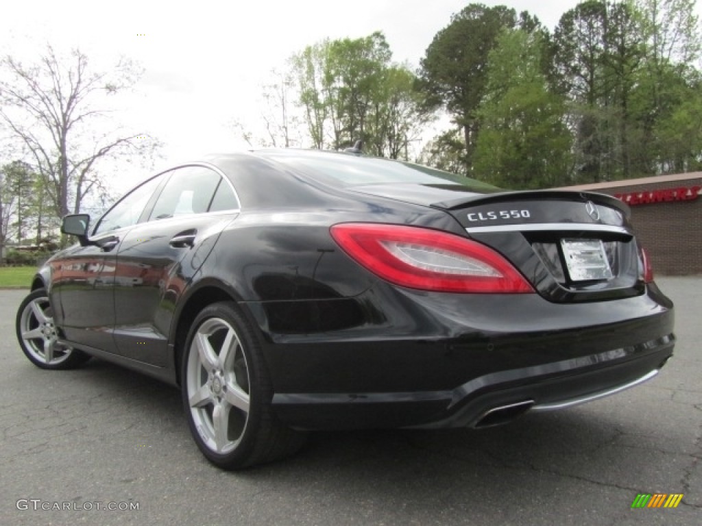 2013 CLS 550 Coupe - Black / Almond/Mocha photo #8