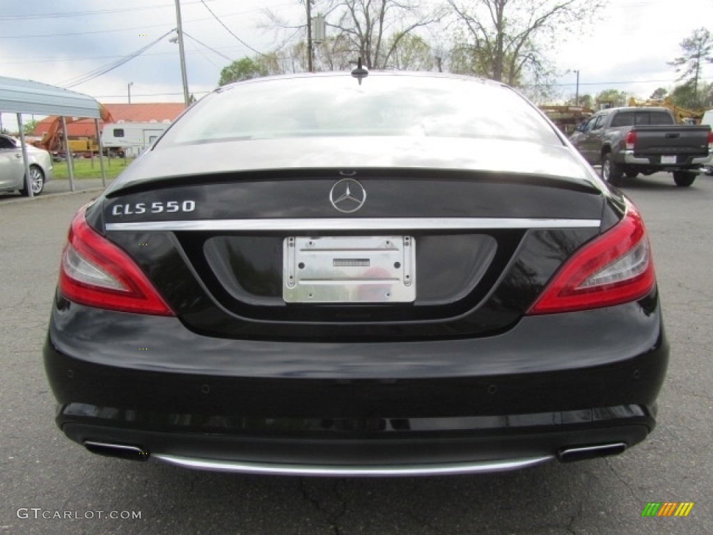 2013 CLS 550 Coupe - Black / Almond/Mocha photo #9